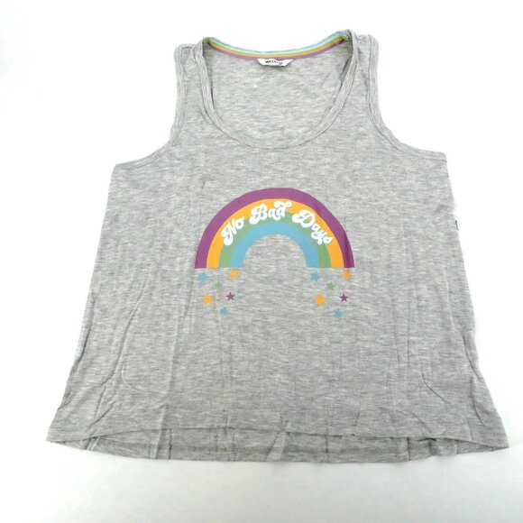 Wildfox 3Pc Gray Lounge Set Tank Shorts Headband Large NWT $136 - Picture 3 of 6